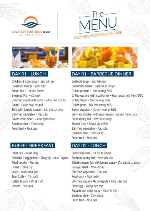 Ha Long bay 2 days 1 night - Cozy Bay Cruise